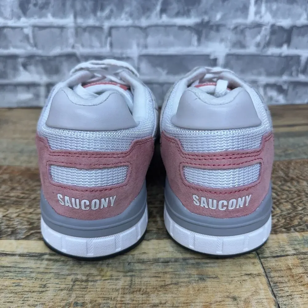 Saucony Shadow 5000 White Salmon Pink SAMPLE S70944-2 Mens Size 9 New Rare